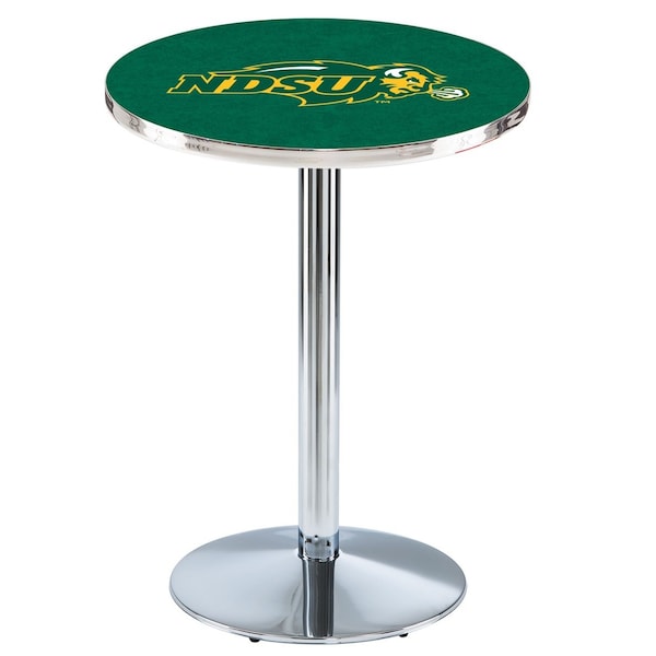 42" Chrome North Dakota State Pub Table